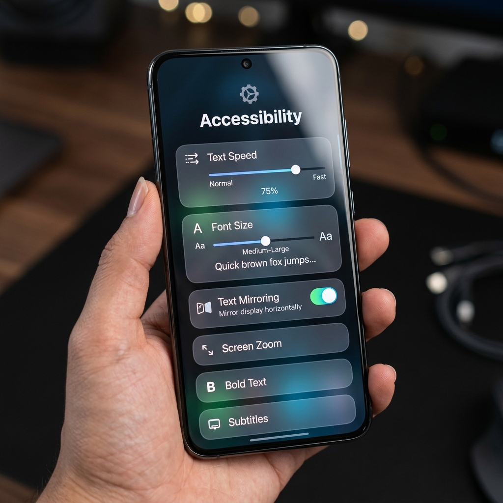 Teleprompter Pro UI settings